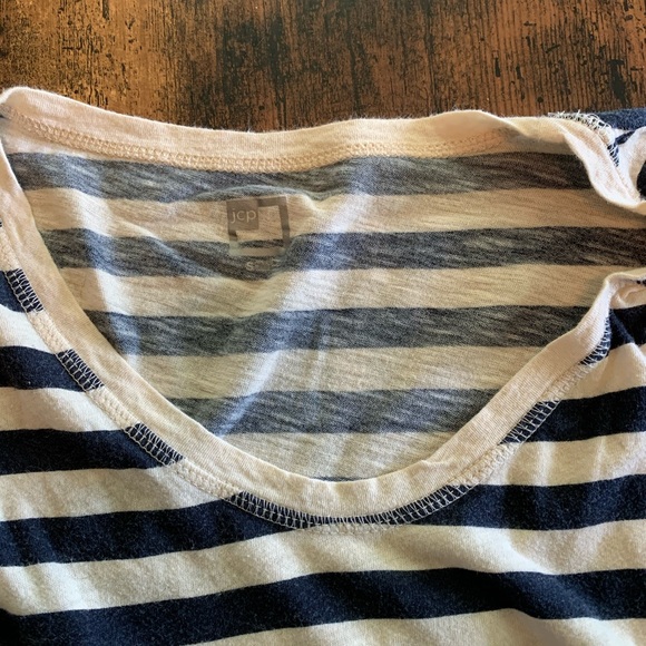 👍 JCP striped long sleeve top - Picture 2 of 2